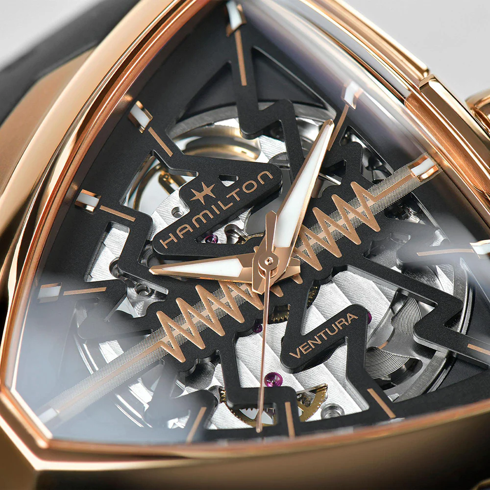 Hamilton Ventura Elvis80 Skeleton Auto Watch - Image 4