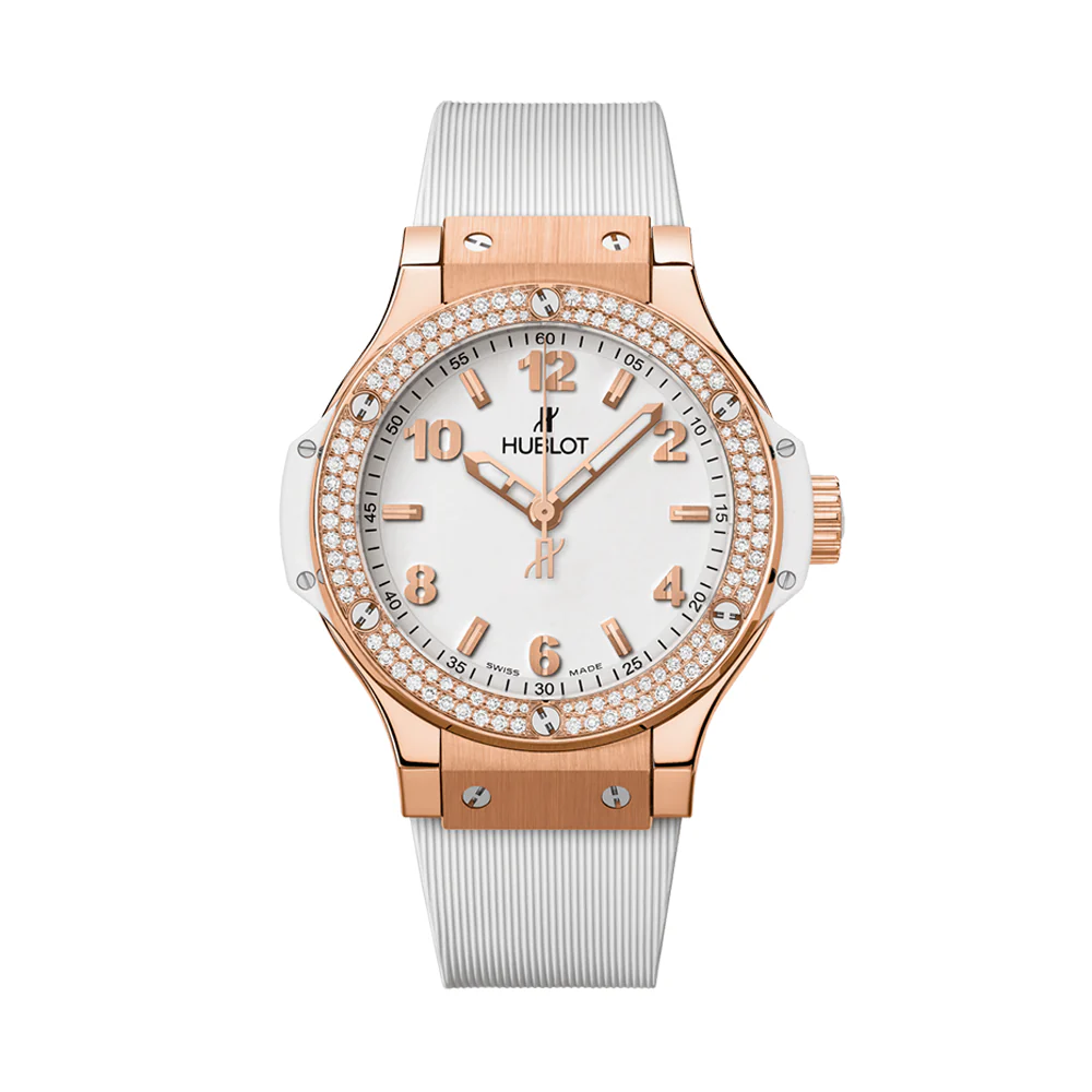 Hublot Big Bang Gold White Diamond 38mm Watch