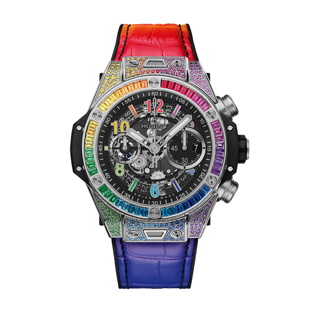 Hublot Big Bang Unico Titanium Rainbow 44mm Watch
