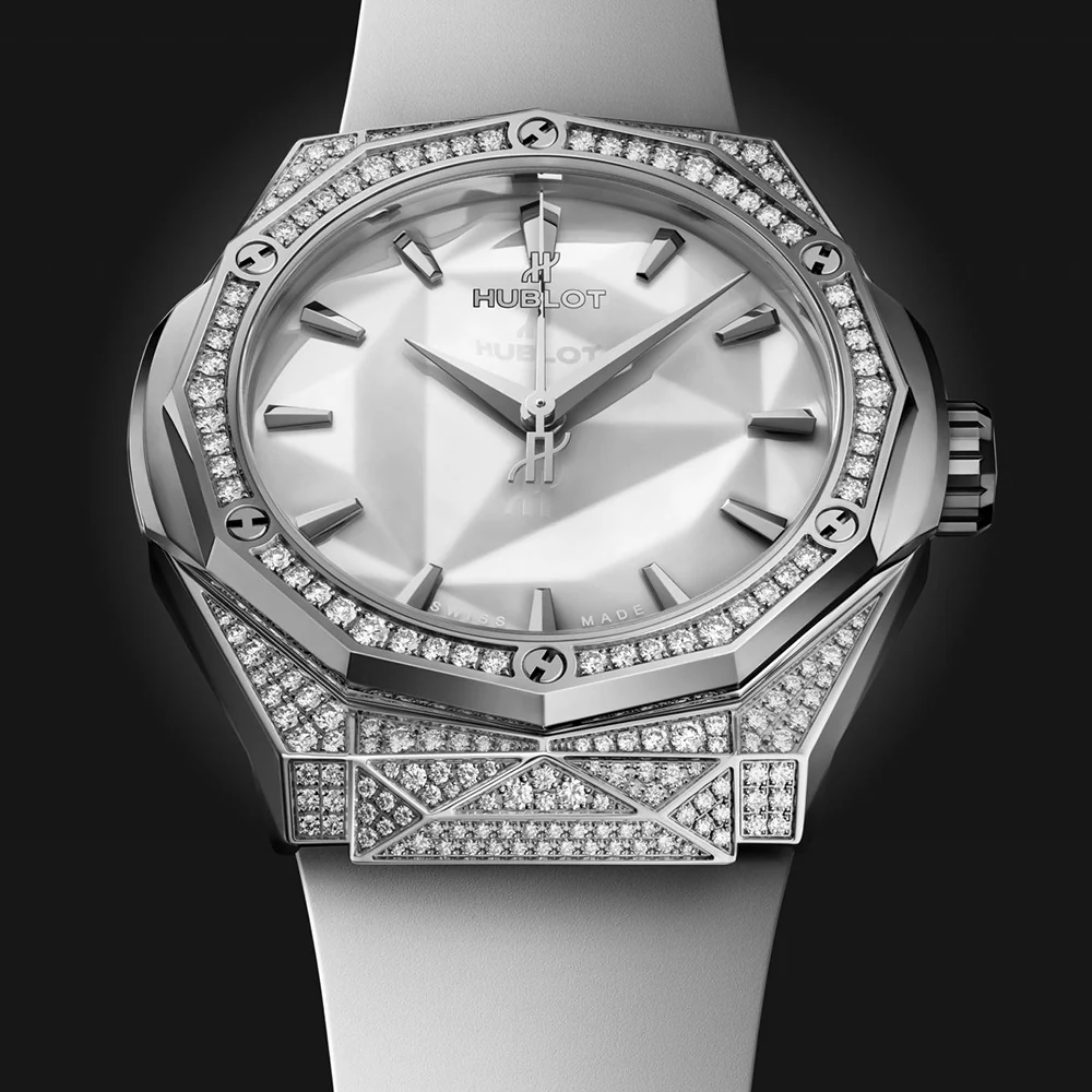 Hublot Classic Fusion Orlinski Titanium White Pave Watch - Image 3