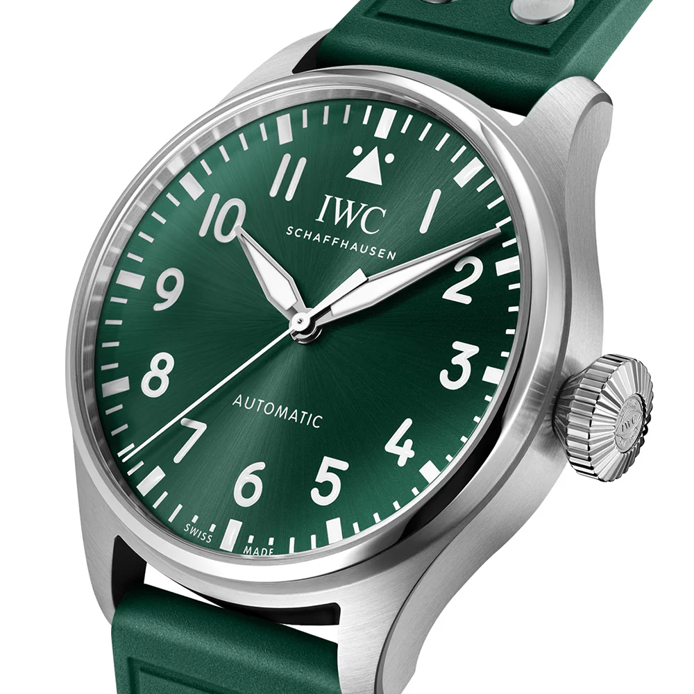 IWC Big Pilot's Watch 43 Green Stainless Steel - Image 3