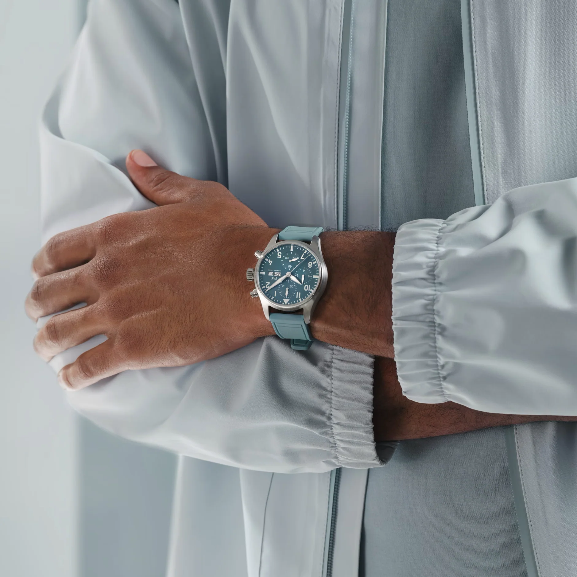 IWC Pilot's Watch Chronograph 41 Blue Dial - Image 2