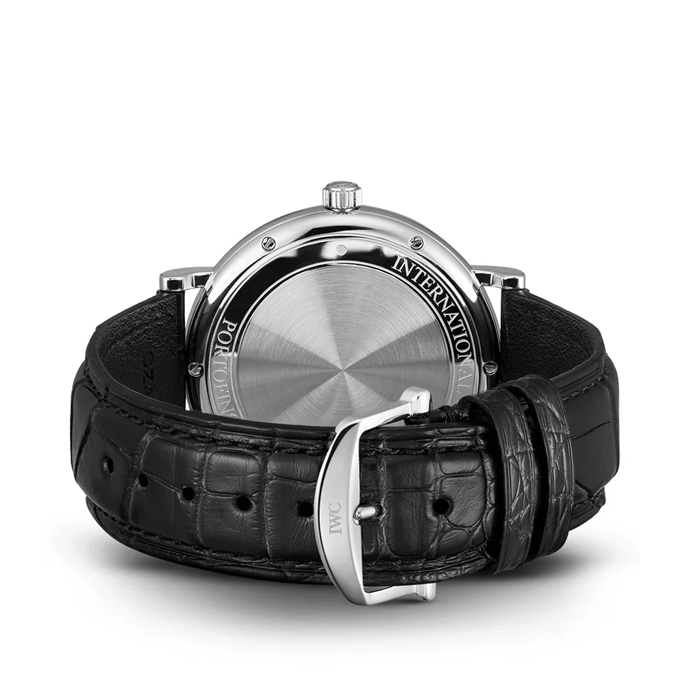 IWC Portofino Automatic 40 Blue Dial Leather Strap - Image 6