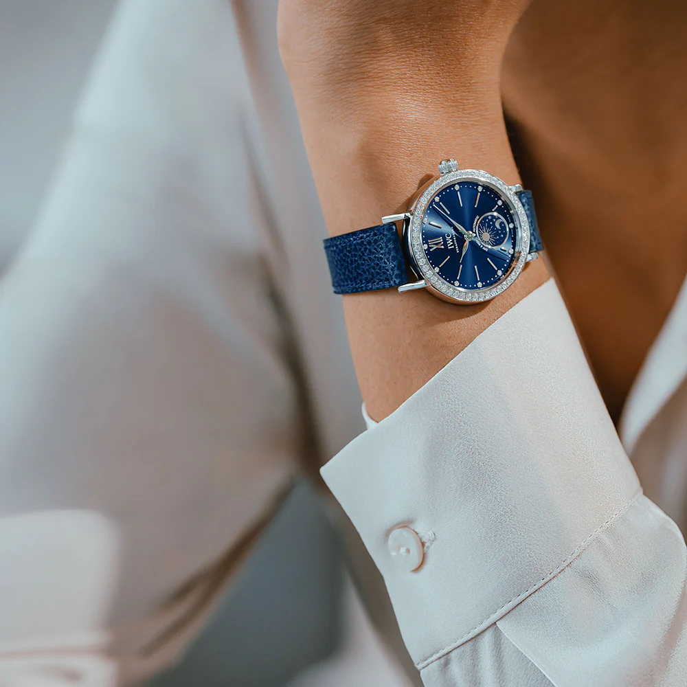 IWC Portofino Automatic Day & Night 34 Blue Dial Diamonds - Image 6