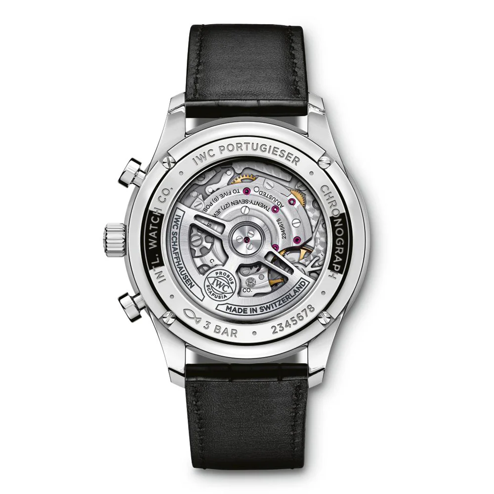 IWC Portugieser Chronograph Burgundy Dial - Image 2