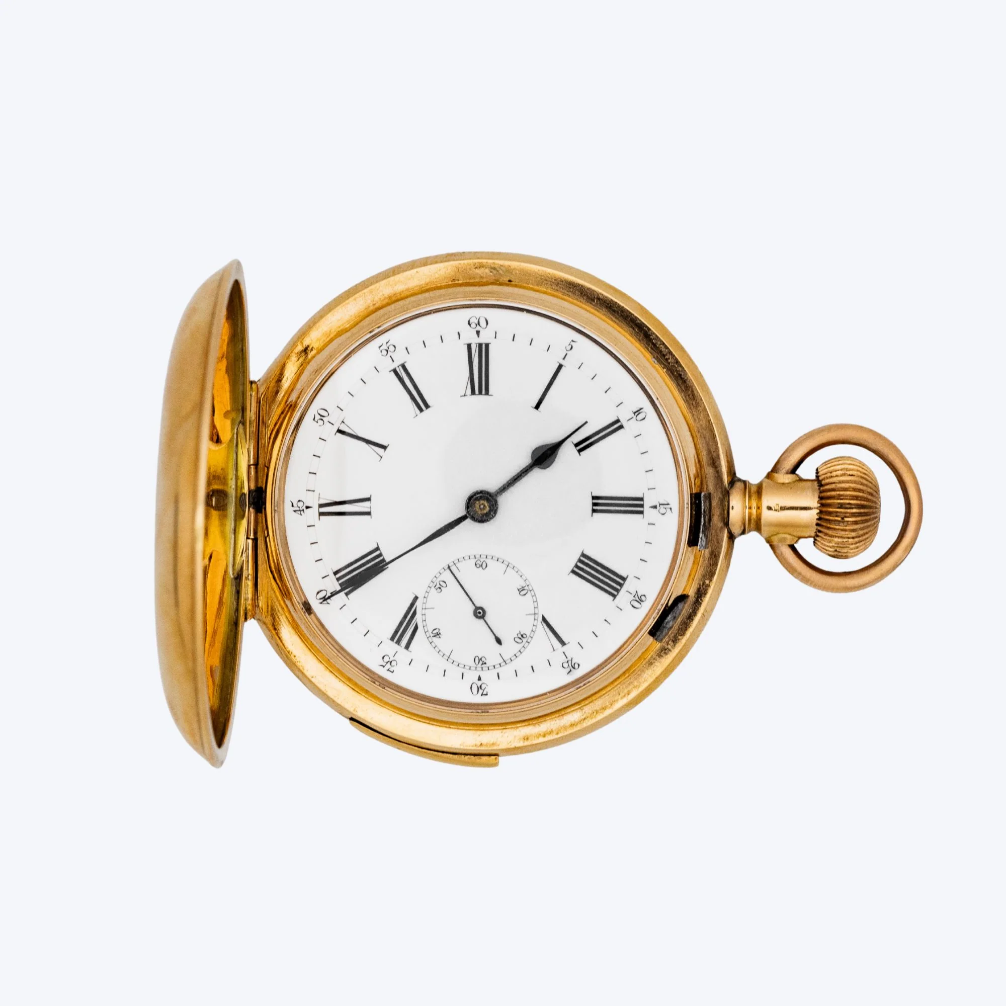Pre Owned 14K Rose Gold Minute Repeater Pocket Watch - Image 2