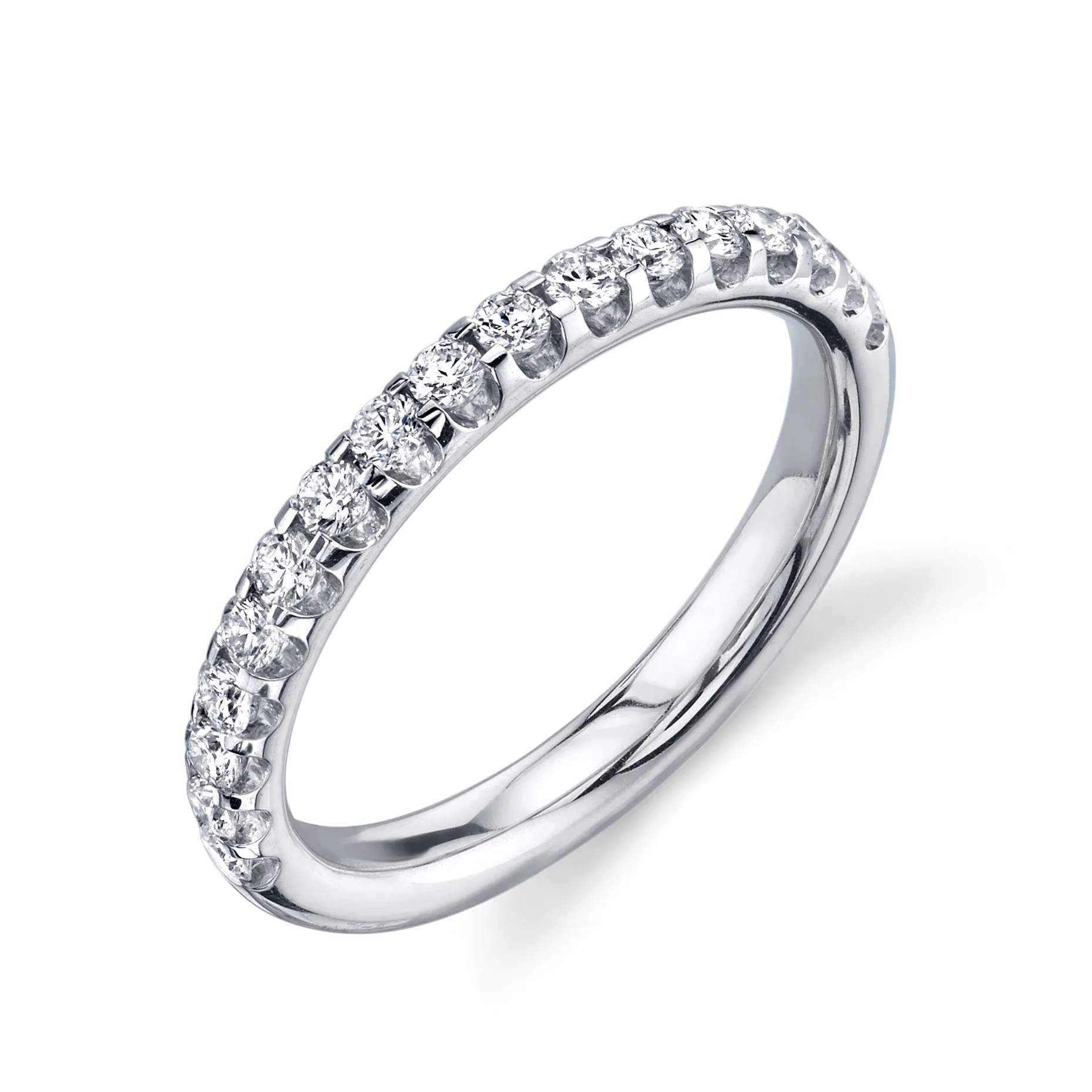 KJ5 Platinum 0.40ct Diamond Wedding Band - Image 2