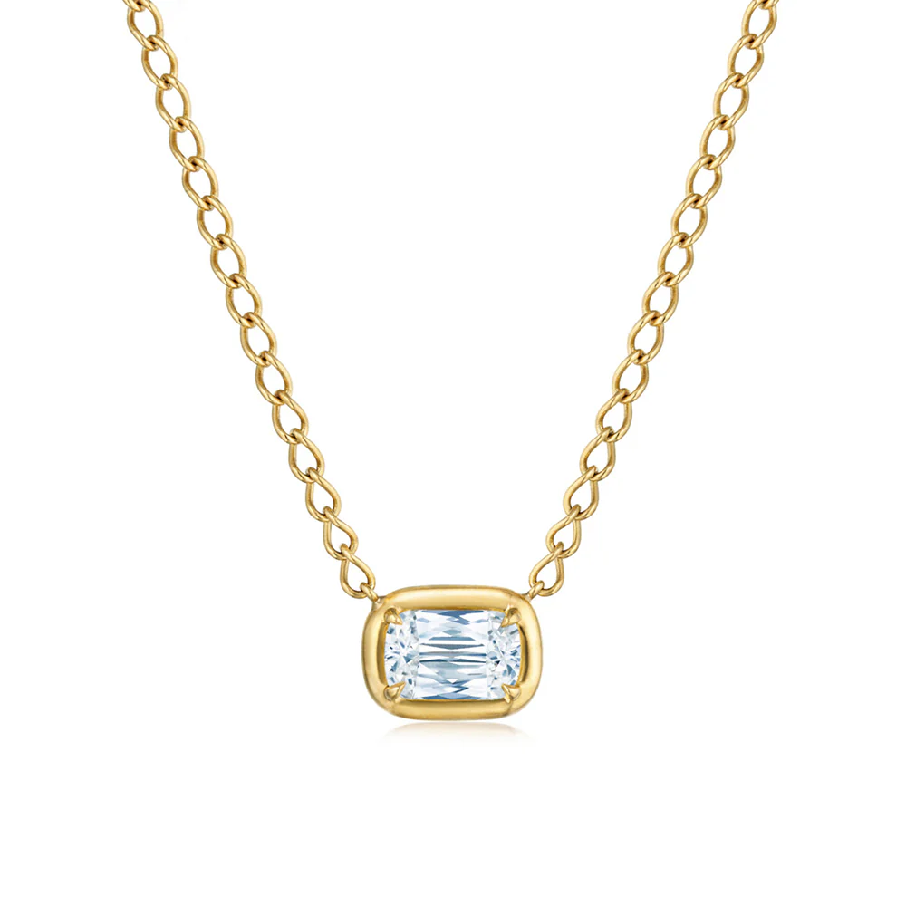 Kwiat ASHOKA® Pendant with an EastWest Diamond in 18K Yellow Gold