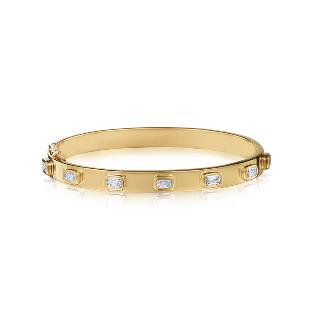 Kwiat Stackable ASHOKA® Diamond Bangle in 18K Yellow Gold