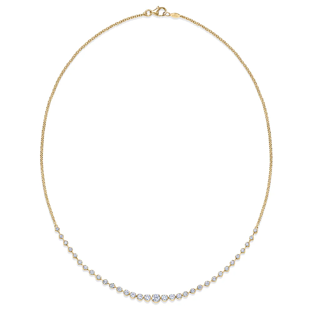 Kwiat Starry Night Demi-Riviere Diamond Necklace in 18K White Gold - Image 2
