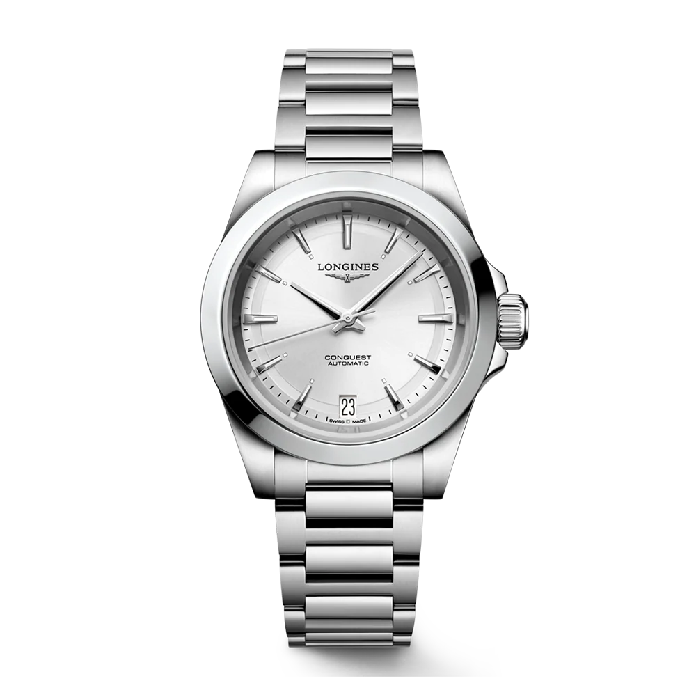 Longines Conquest 34mm Silver Dial