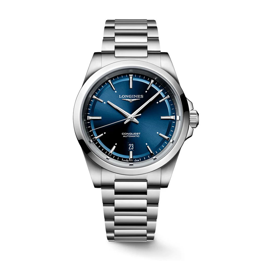 Longines Conquest Blue Dial Stainless Steel 41mm