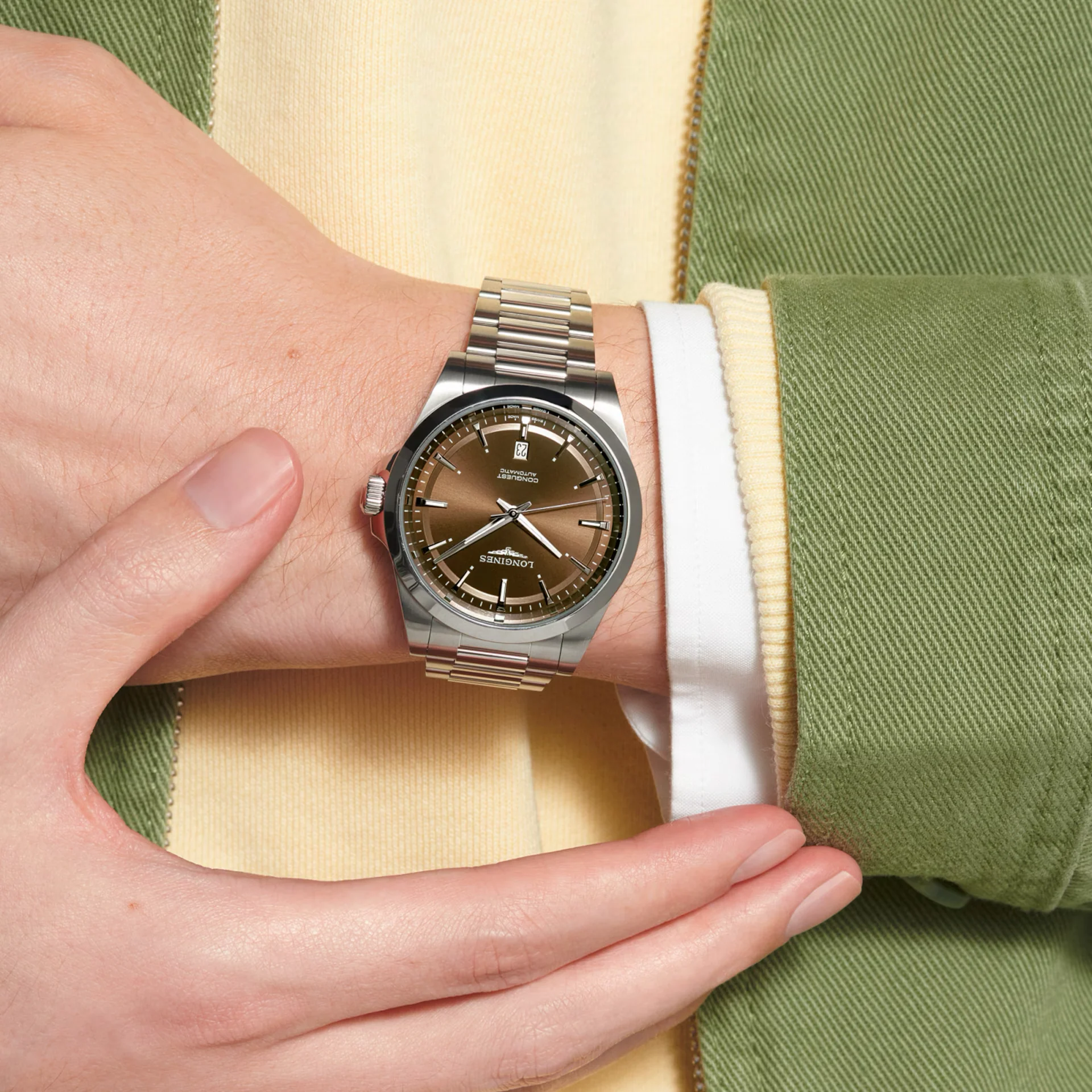 Longines Conquest Brown Dial 41mm - Image 2