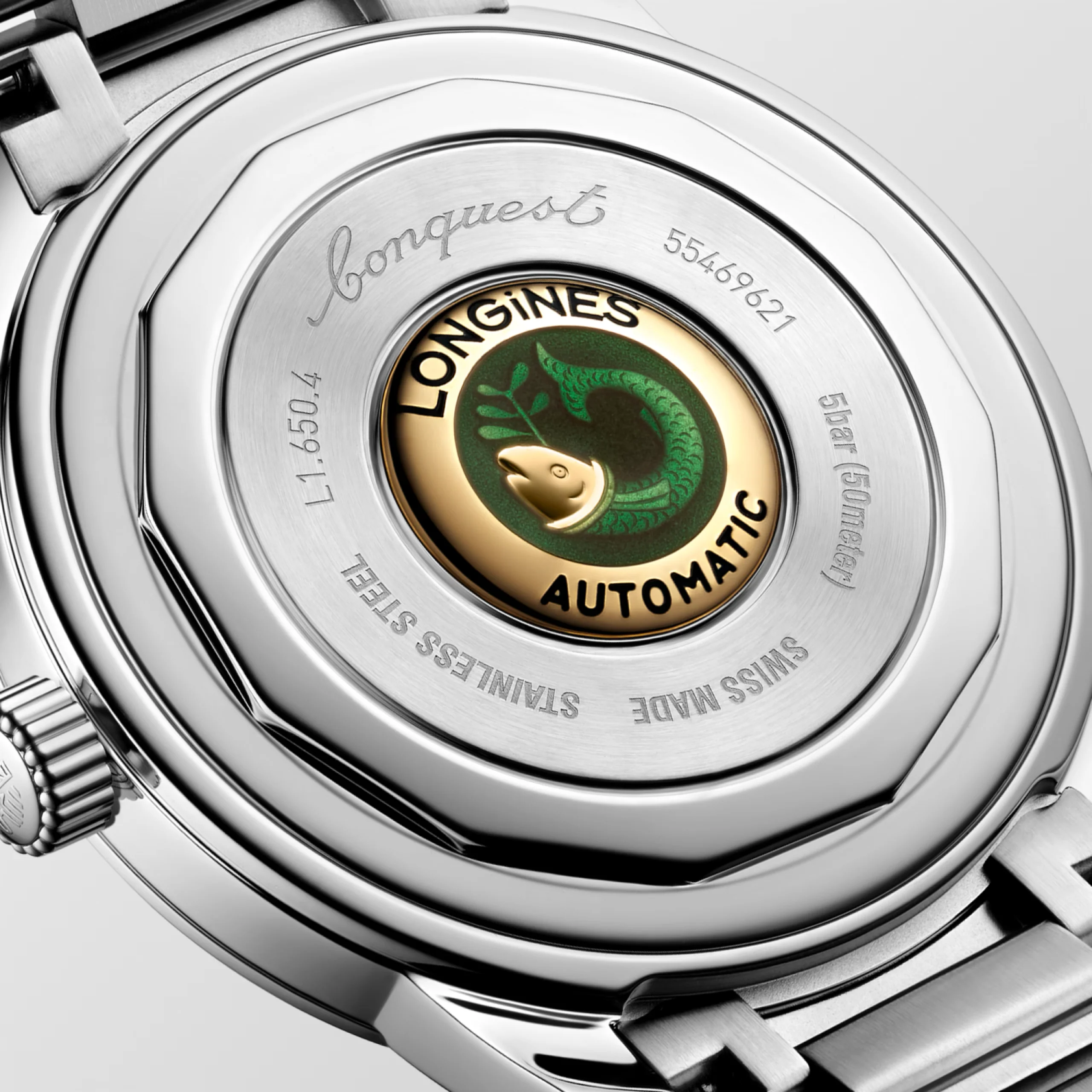 Longines Conquest Heritage 40mm Black Dial Watch - Image 2