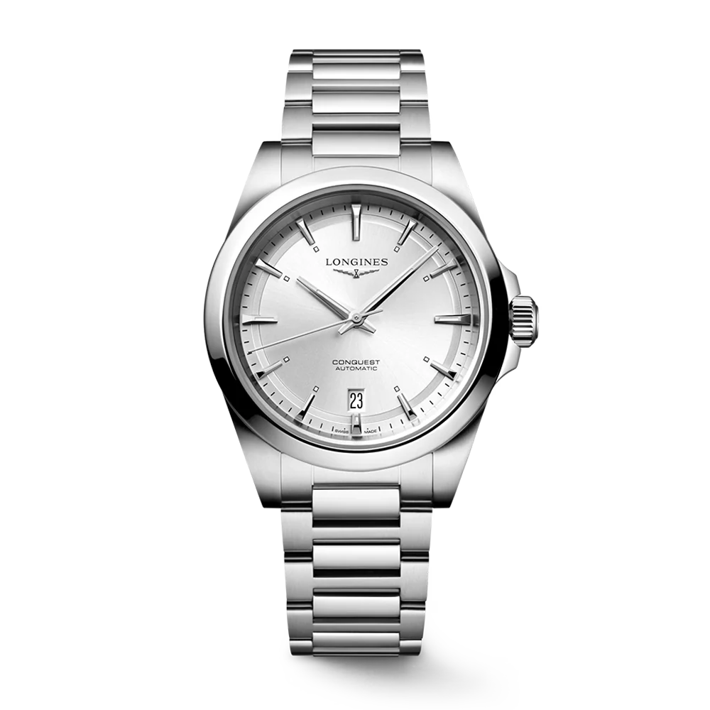 Longines Conquest Silver Dial 38mm
