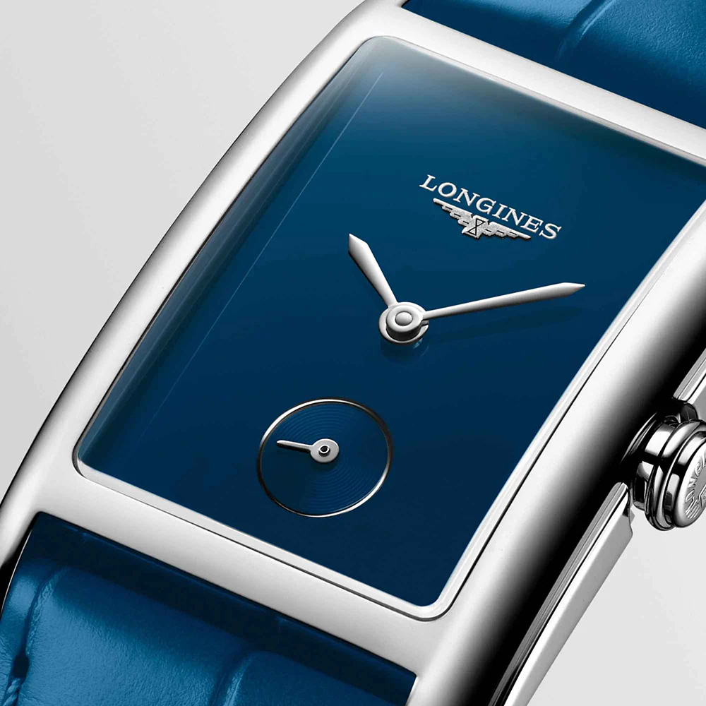 Longines DolceVita Stainless Steel Blue Strap - Image 5