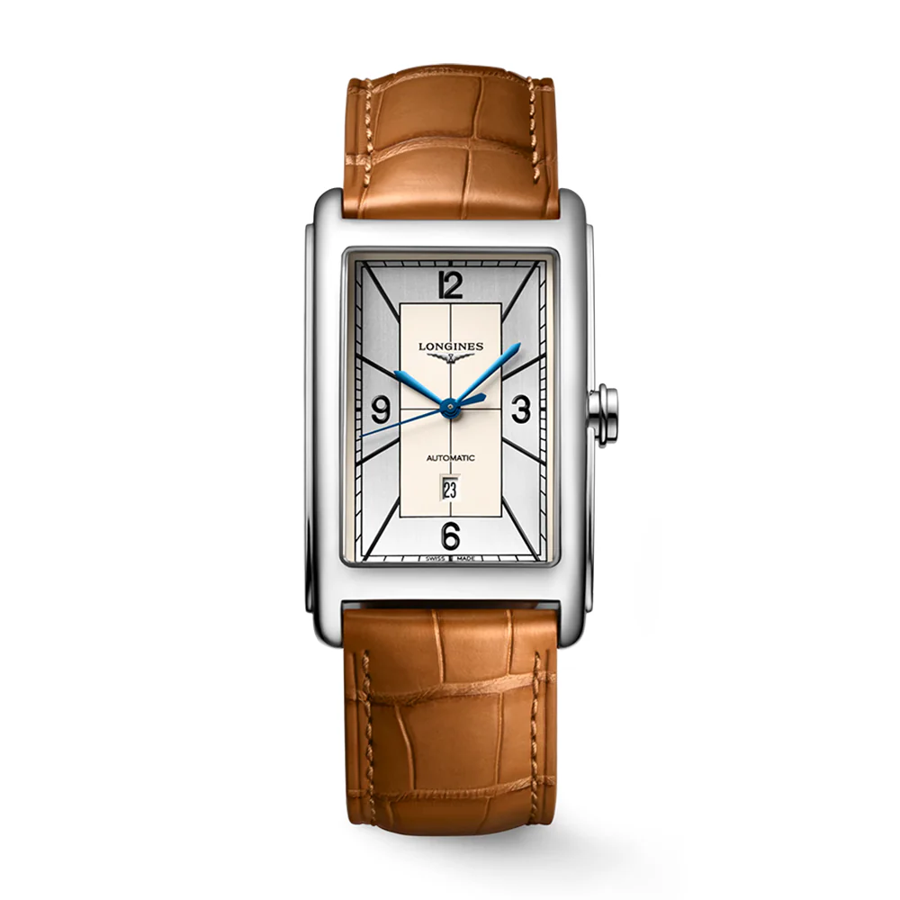 Longines DolceVita Stainless Steel Leather Strap