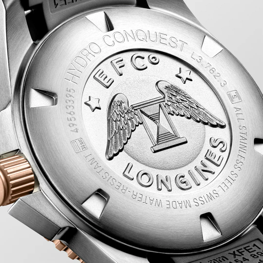 Longines HydroConquest 43mm Sunray Grey Rubber Watch - Image 5