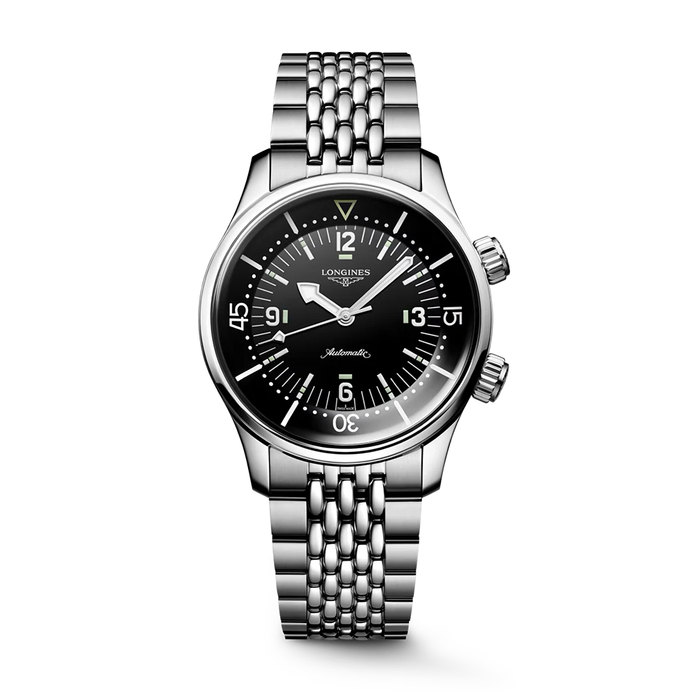 Longines Legend Diver 39mm Black Dial