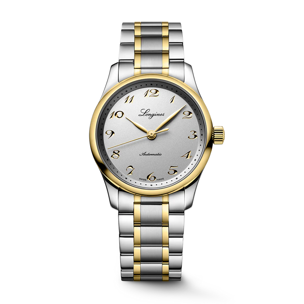Longines Master Collection 34mm Two Tone Silver Dial