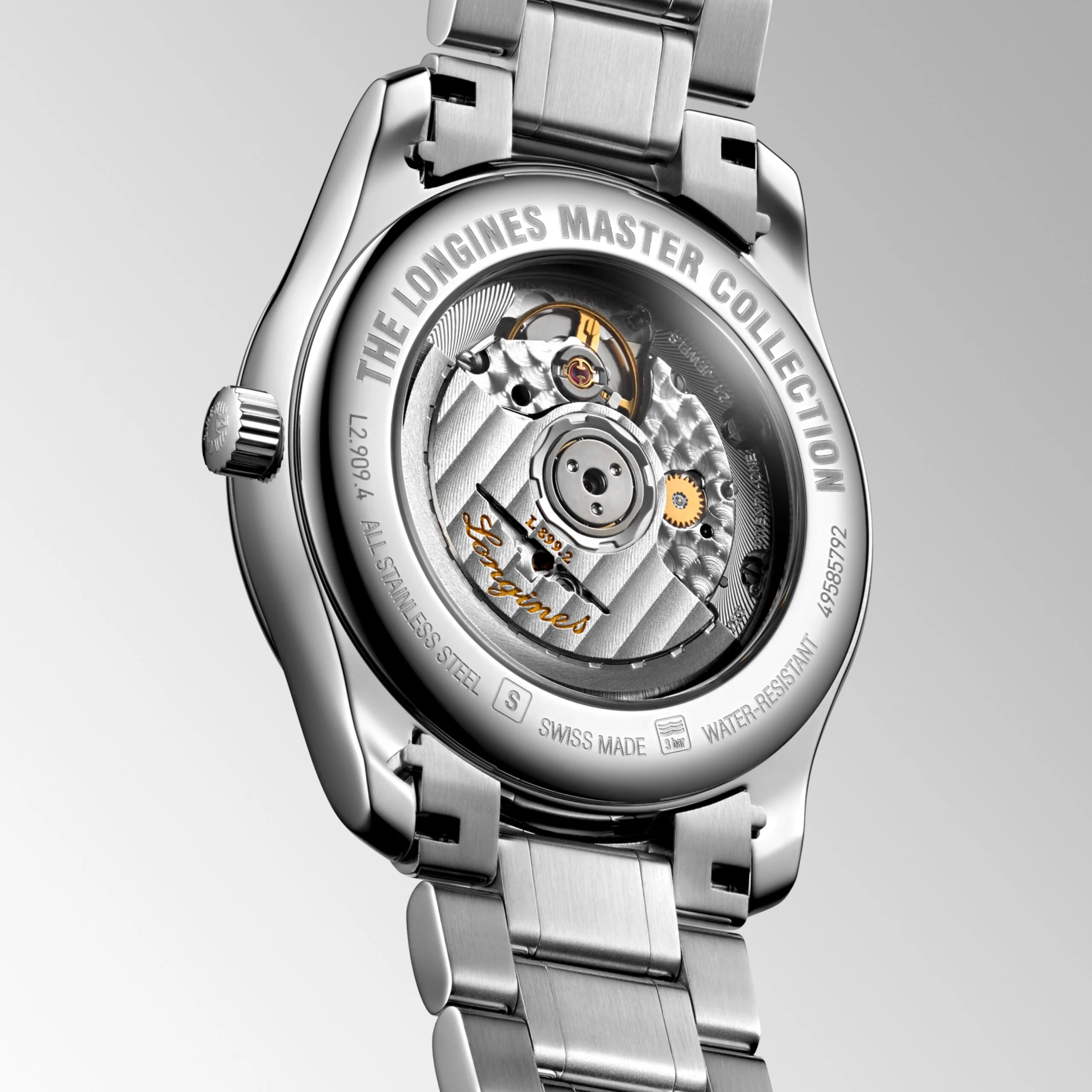 Longines Master Collection Moonphase 40mm Silver Dial Stainless Steel - Image 4