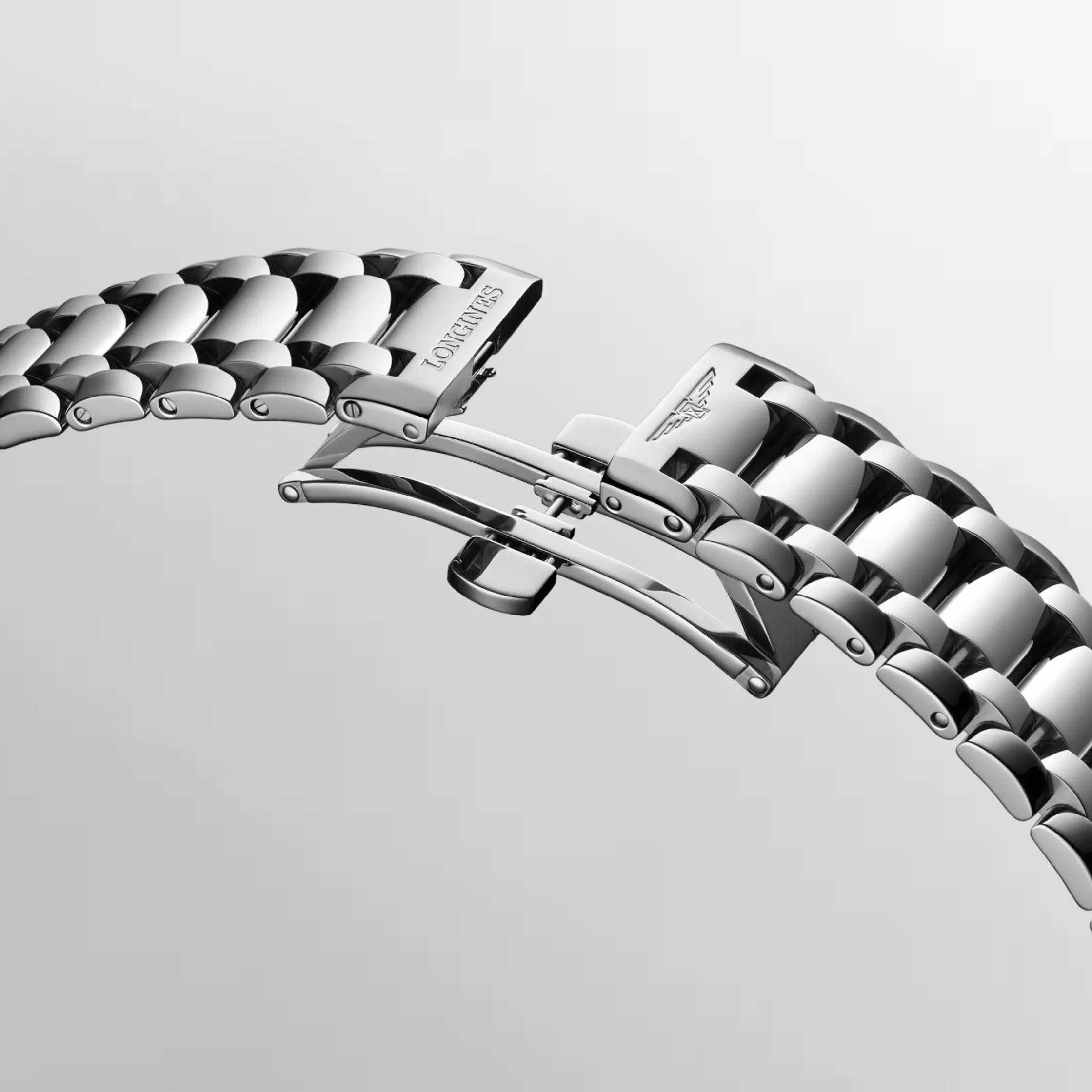 Longines PrimaLuna Moonphase 34mm Silver Dial Diamond Bezel - Image 5