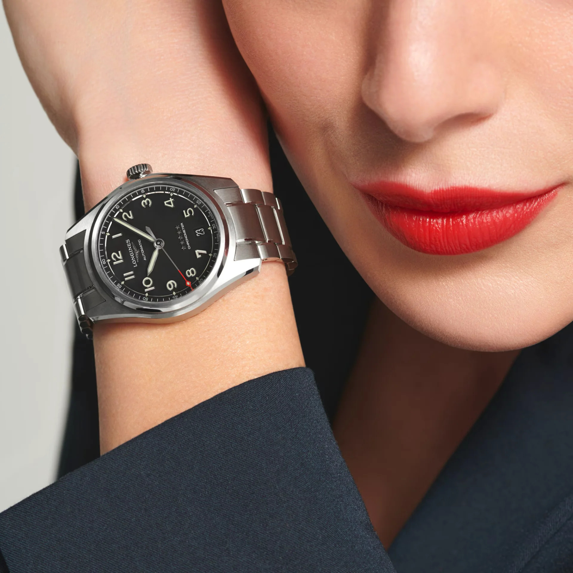Longines Spirit Black Dial Stainless Steel 37mm - Image 2