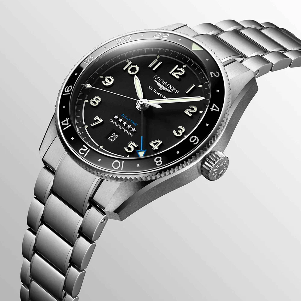 Longines Spirit Zulu Time Black Dial - Image 2