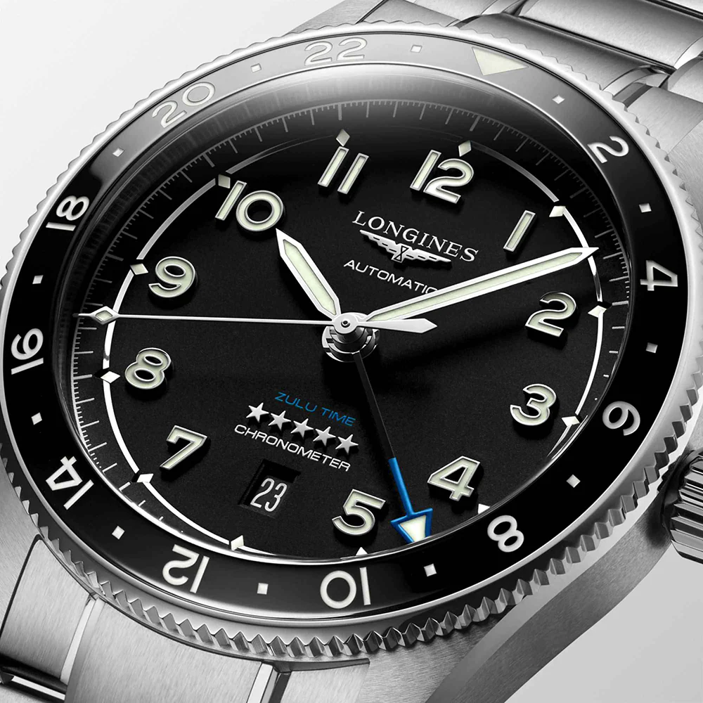 Longines Spirit Zulu Time Black Dial - Image 4