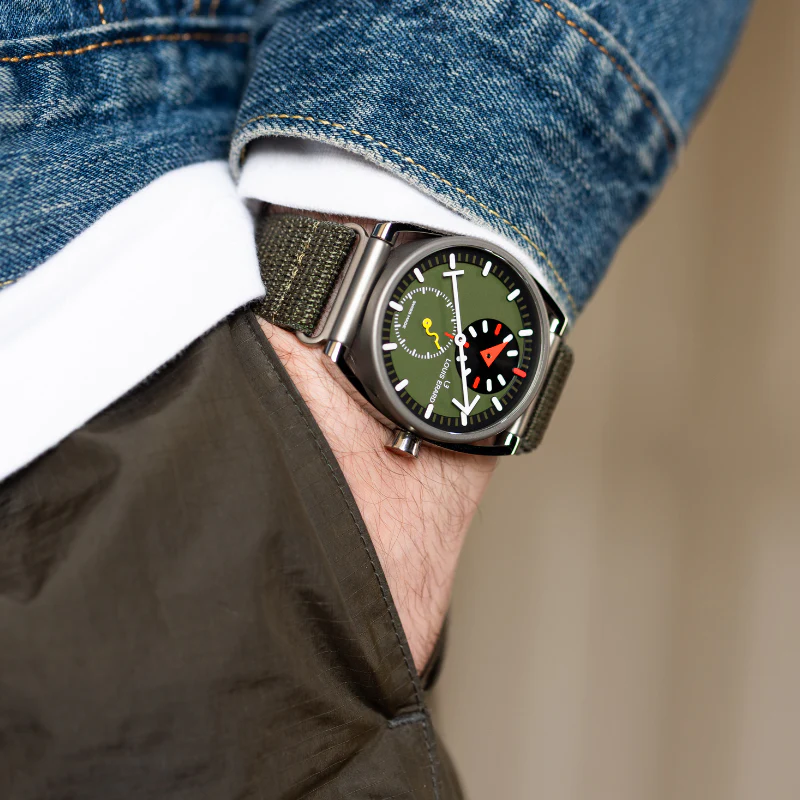 Louis Erard x Alain Silberstein Le Régulateur 40mm Khaki Dial - Image 2