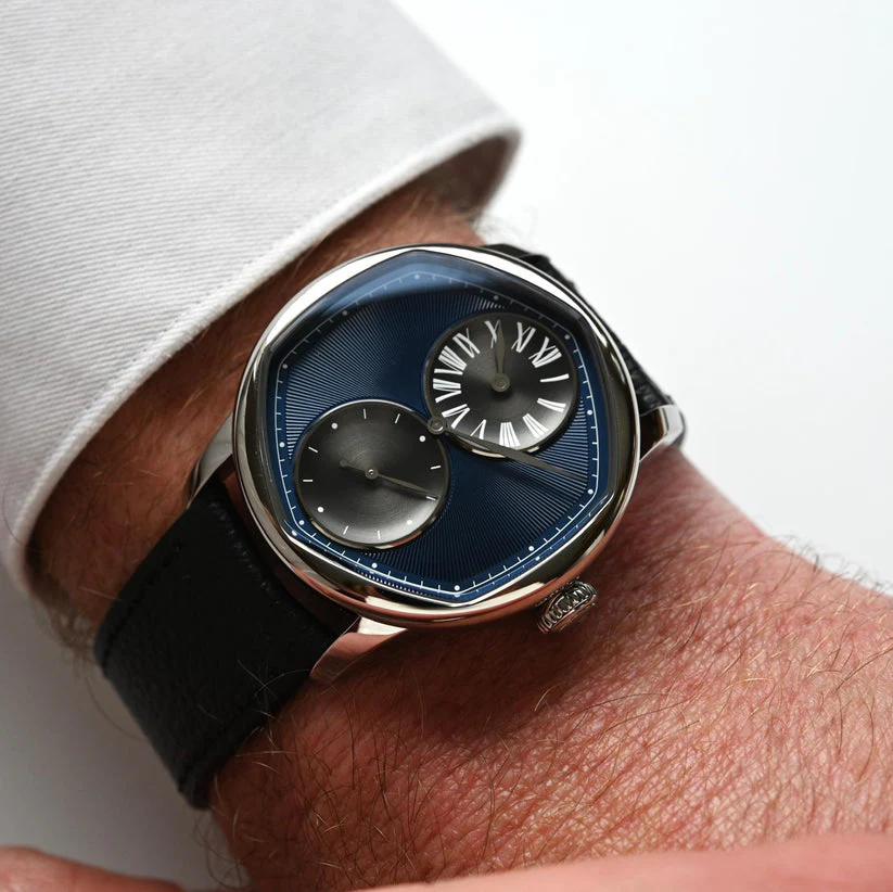 Louis Erard x Cédric Johner Le Régulateur 39mm Blue Dial - Image 2