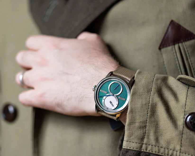 Louis Erard x KUDOKE Le Régulateur 42mm Forest Green Dial - Image 2
