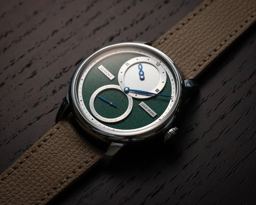 Louis Erard x KUDOKE Le Régulateur 42mm Forest Green Dial - Image 3