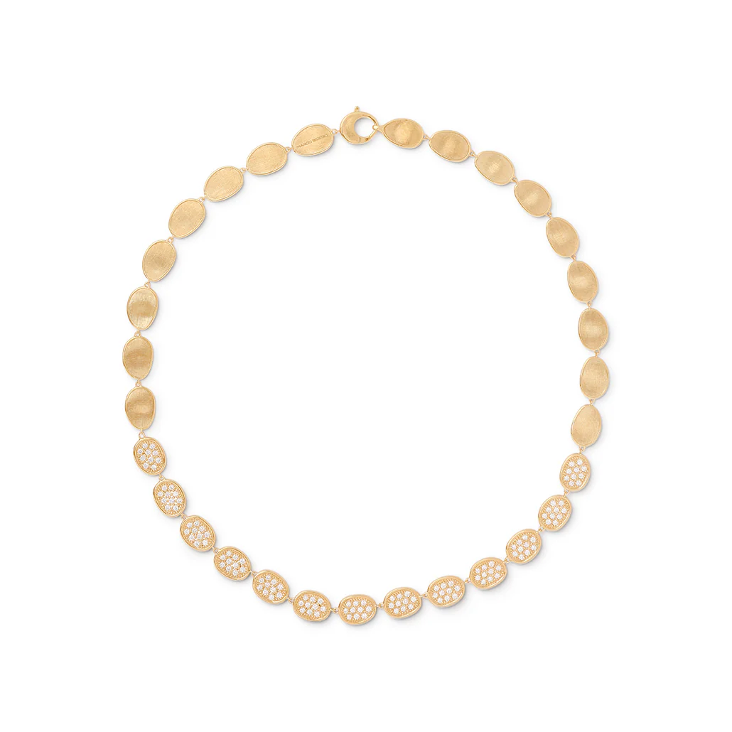 Marco Bicego Lunaria 18K Yellow Gold Diamond Necklace