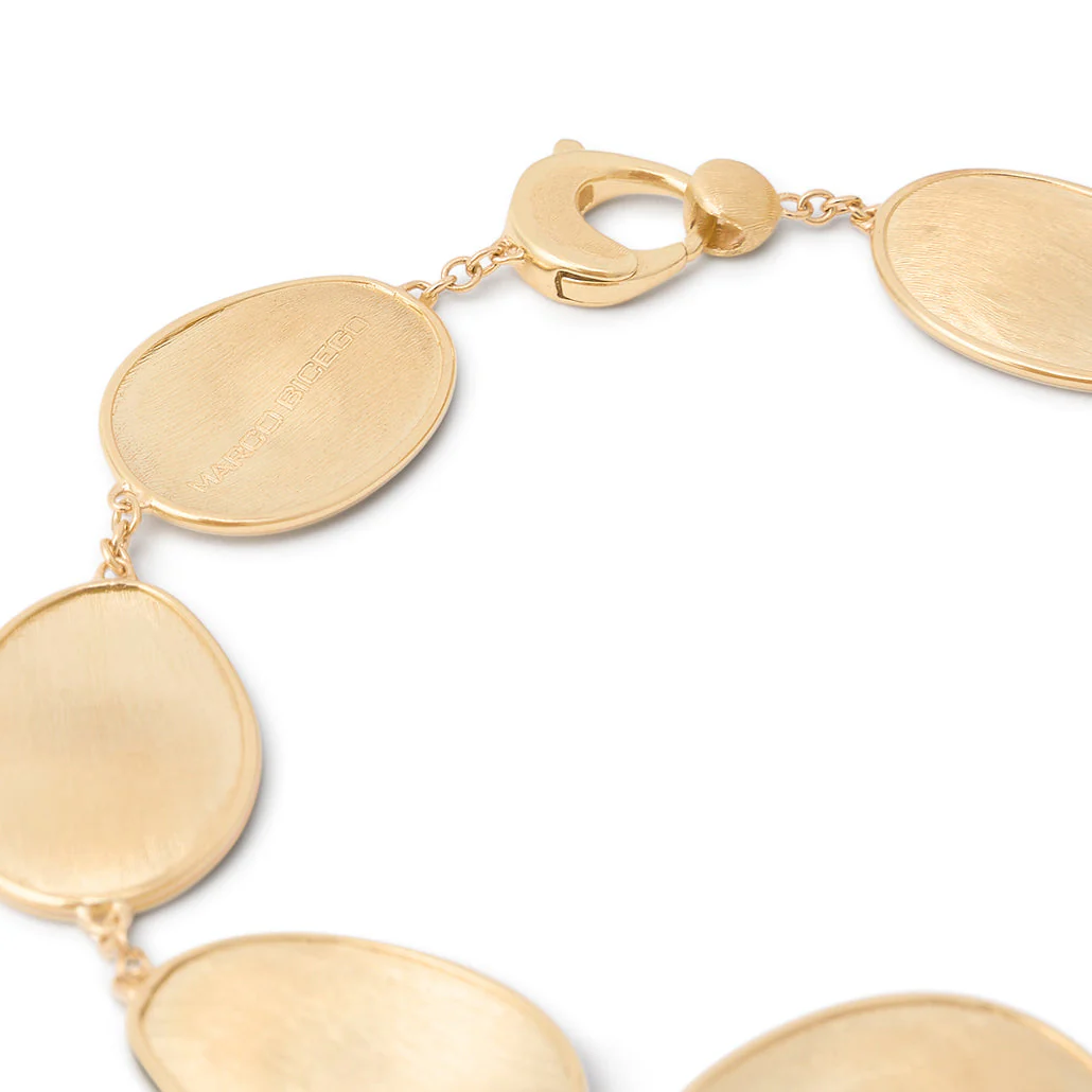 Marco Bicego Lunaria 18K Yellow Gold Petal Bracelet - Image 3