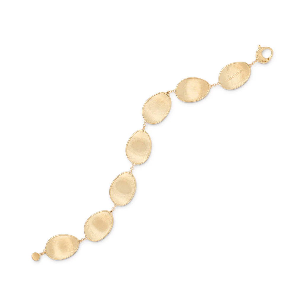 Marco Bicego Lunaria 18K Yellow Gold Petal Bracelet - Image 4
