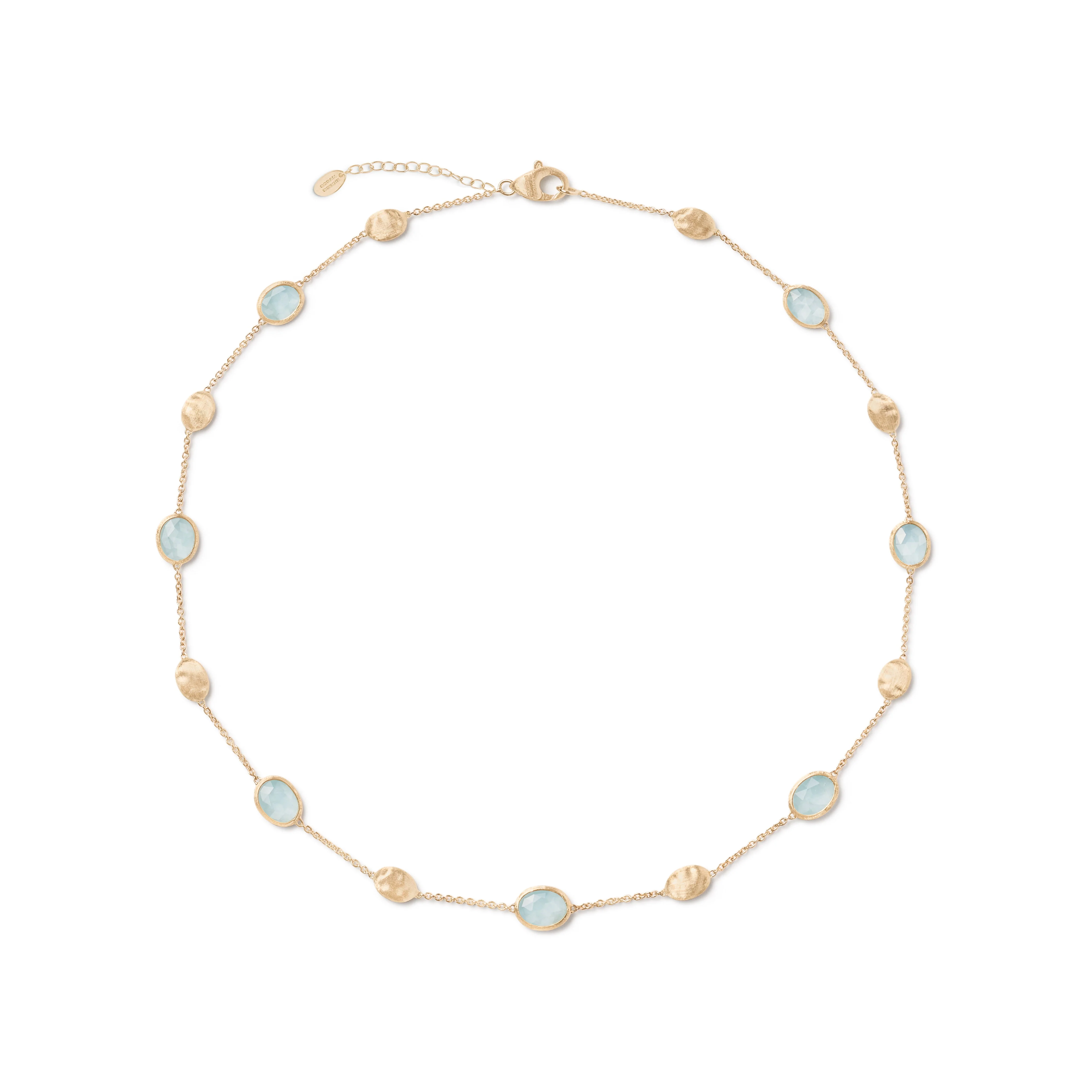 Marco Bicego Siviglia Aquamarine and Gold Necklace