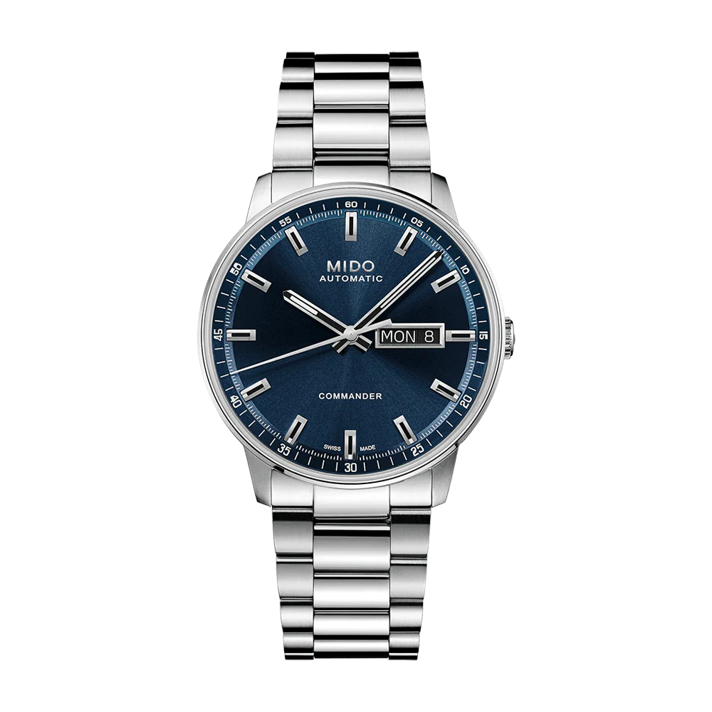Mido Commander Big Date 40mm Blue Dial Watch