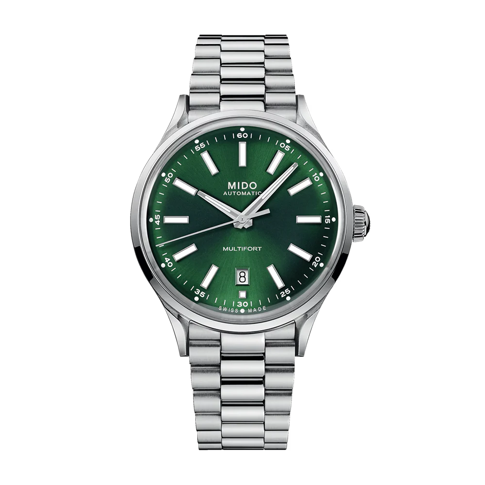 Mido Multifort Patrimony Powerwind Green Dial Watch