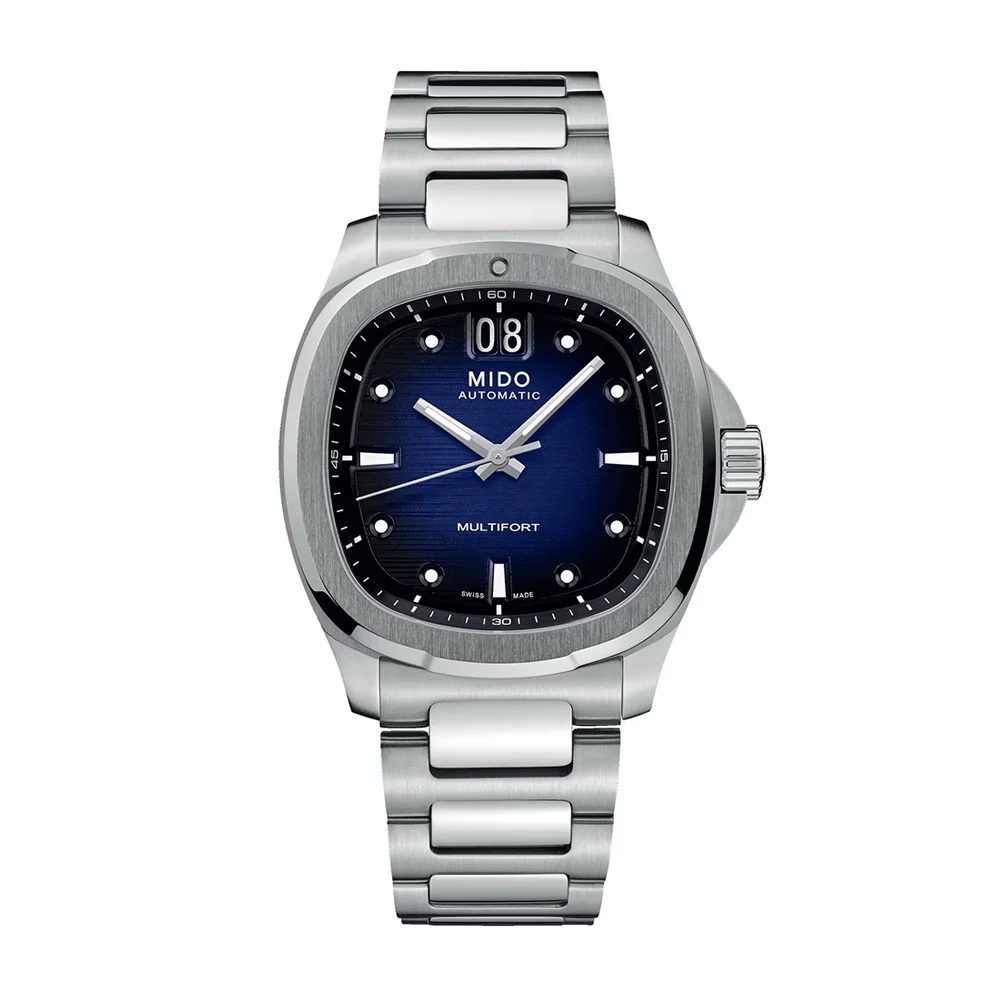 Mido Multifort TV Big Date Blue Dial Watch