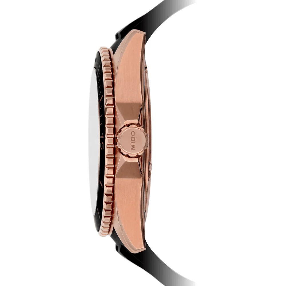 Mido Ocean Star 200 Rose Gold PVD-Coated Steel Watch - Image 3