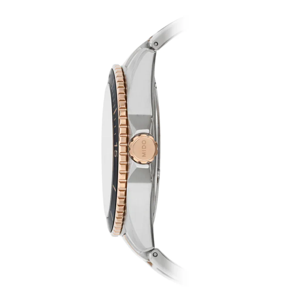 Mido Ocean Star 200 Stainless Steel and Rose Gold PVD-Coated Steel Watch - Image 3