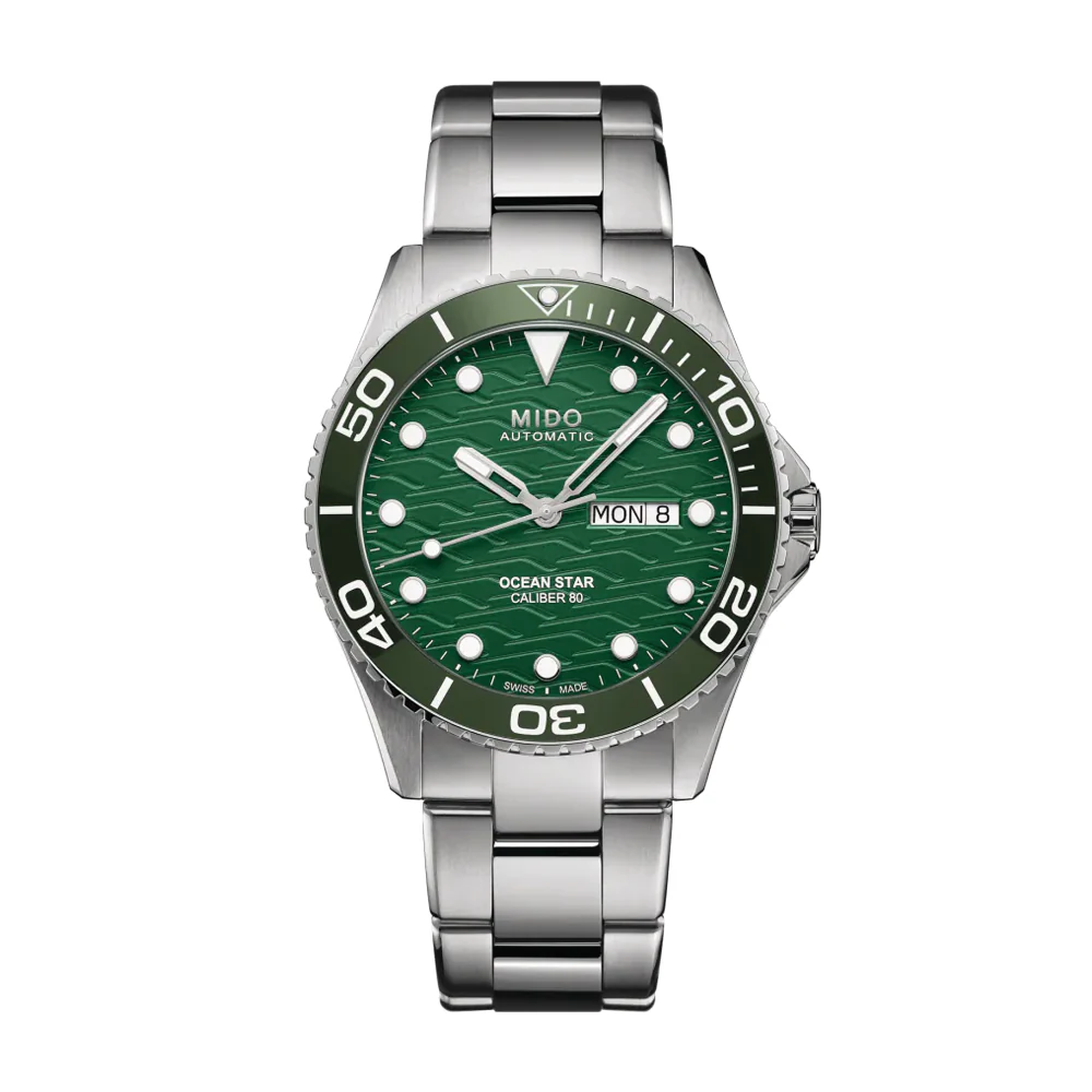 Mido Ocean Star 200C Green Dial Watch