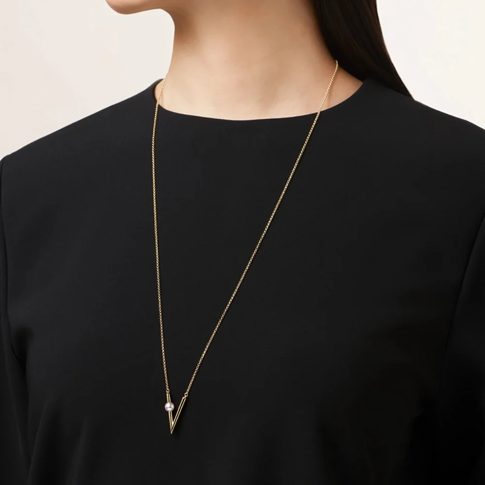 Mikimoto V Code A+ Akoya Pearl Pendant Necklace - Image 2