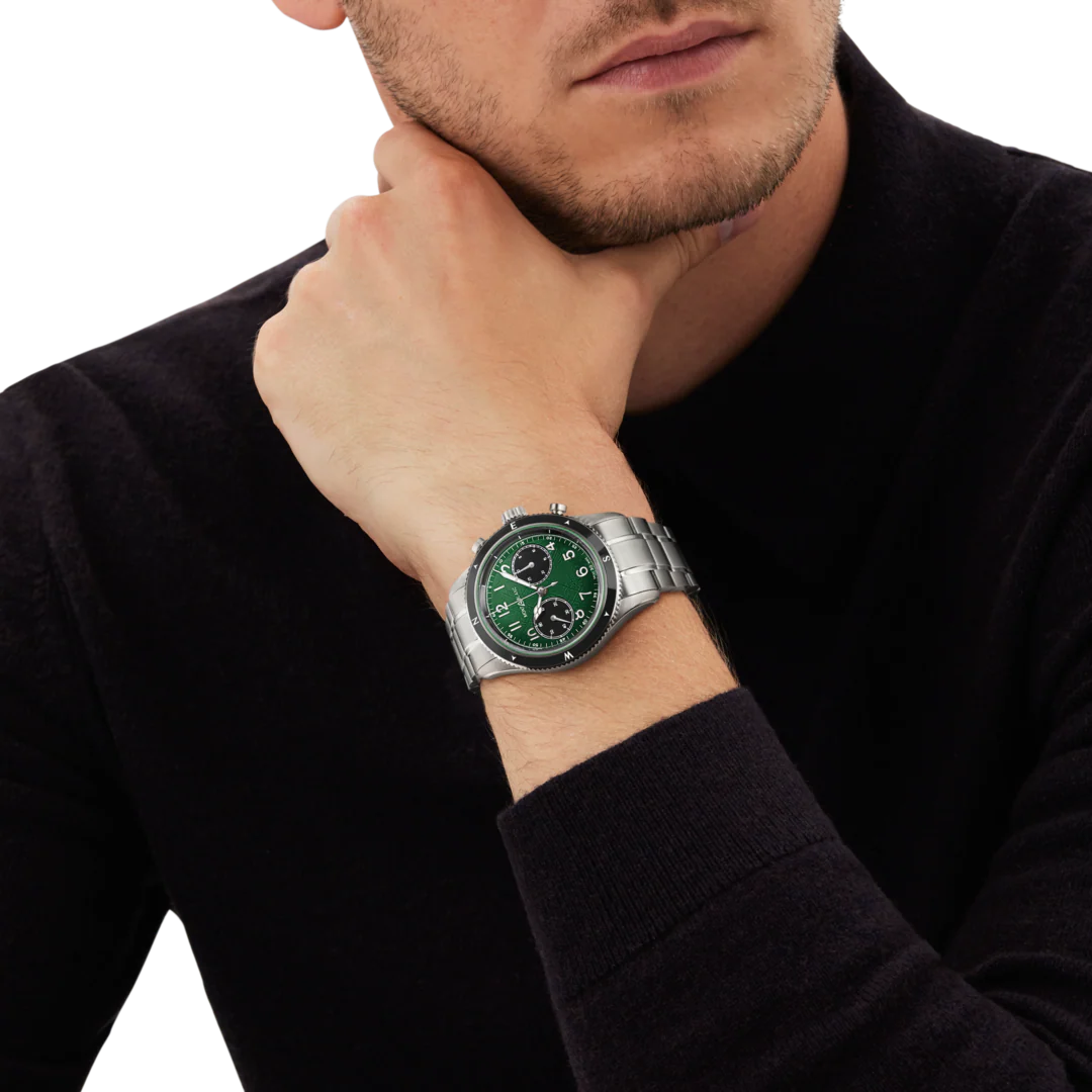 Montblanc 1858 Automatic Chronograph 0 Oxygen Green Dial Stainless Steel - Image 2