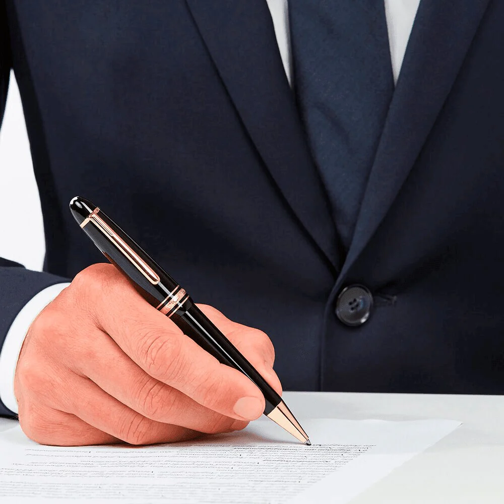 Montblanc Meisterstuck Rose Gold-Coated LeGrand Ballpoint Pen - Image 4
