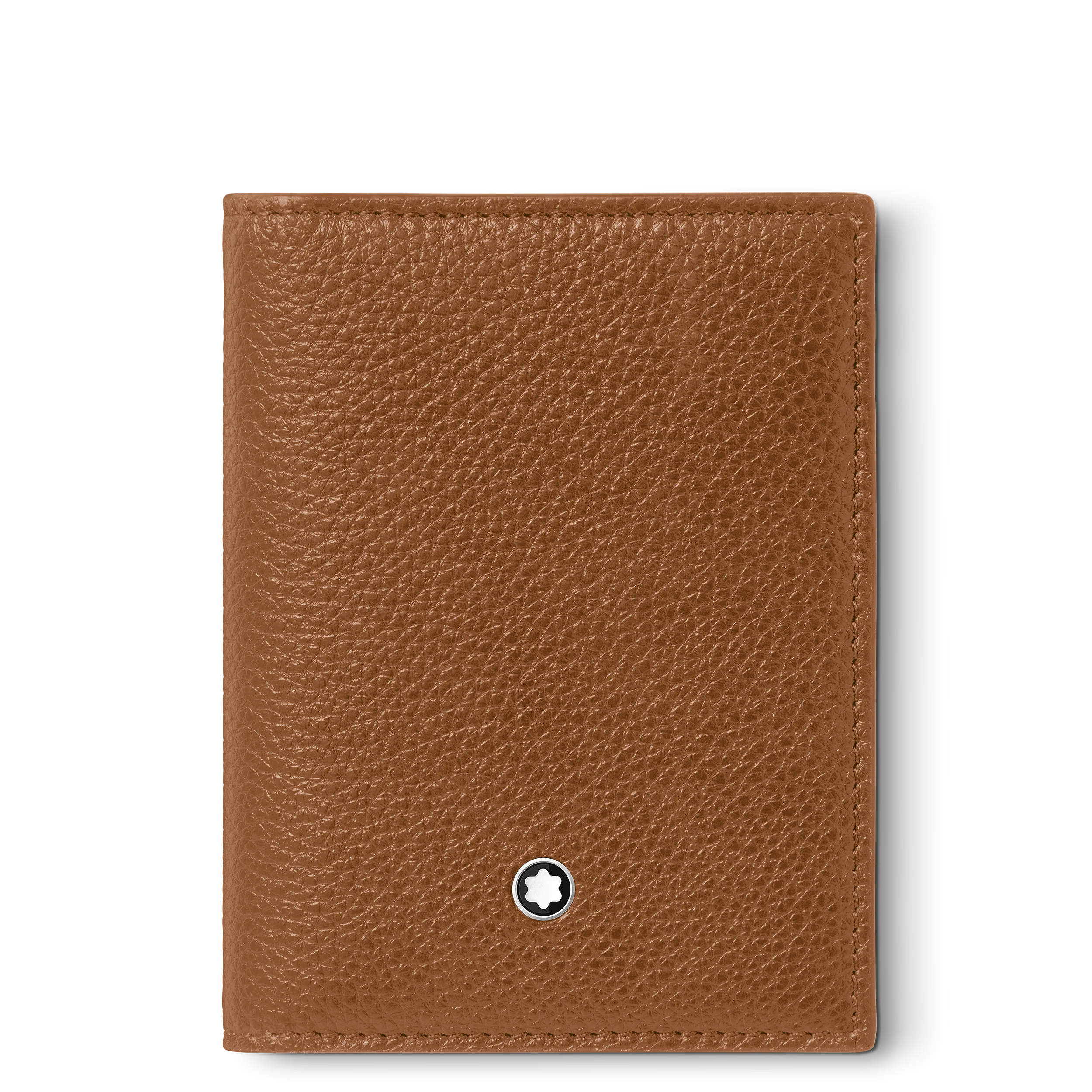 Montblanc Soft Grain Card Holder 4CC Caramel