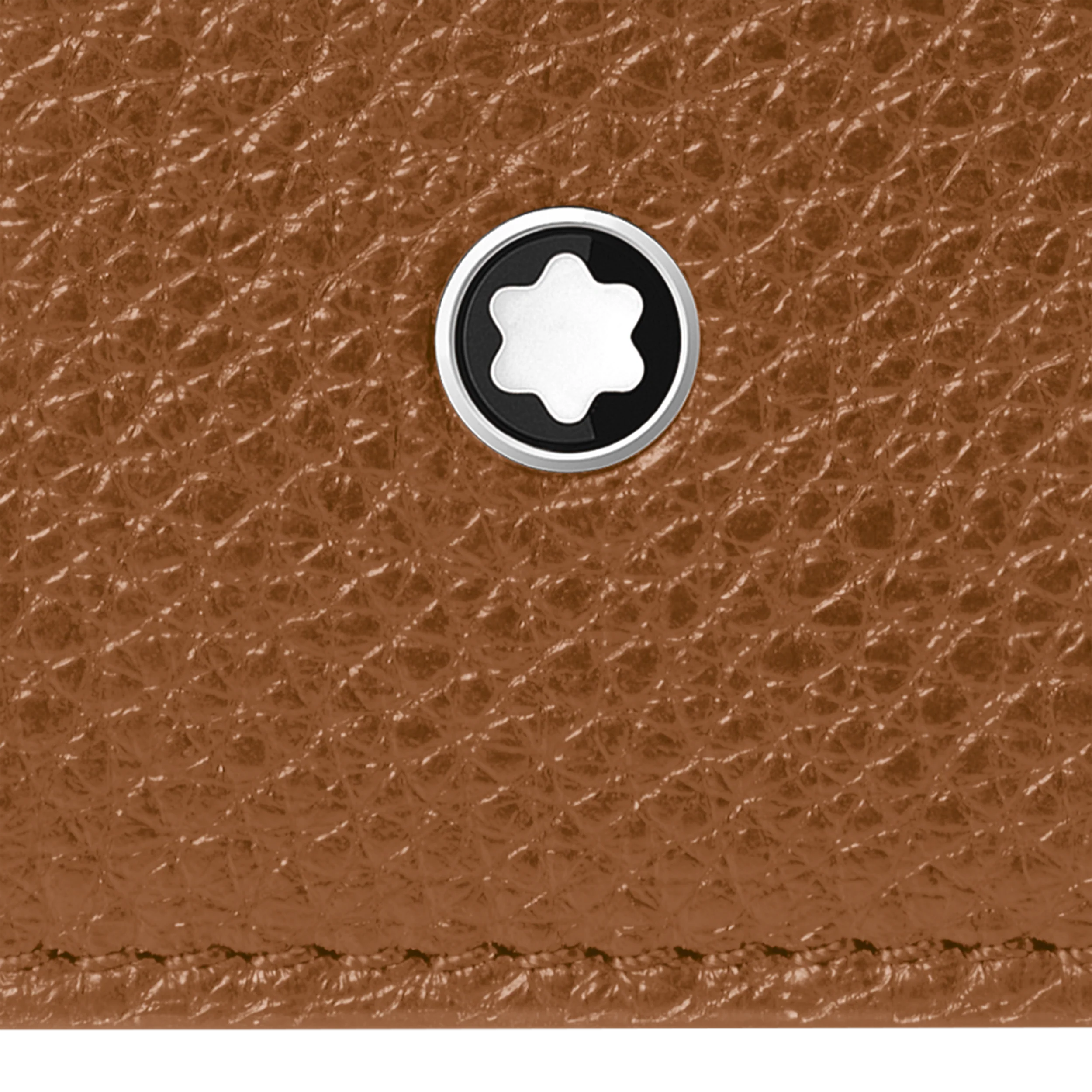 Montblanc Soft Grain Card Holder 4CC Caramel - Image 2