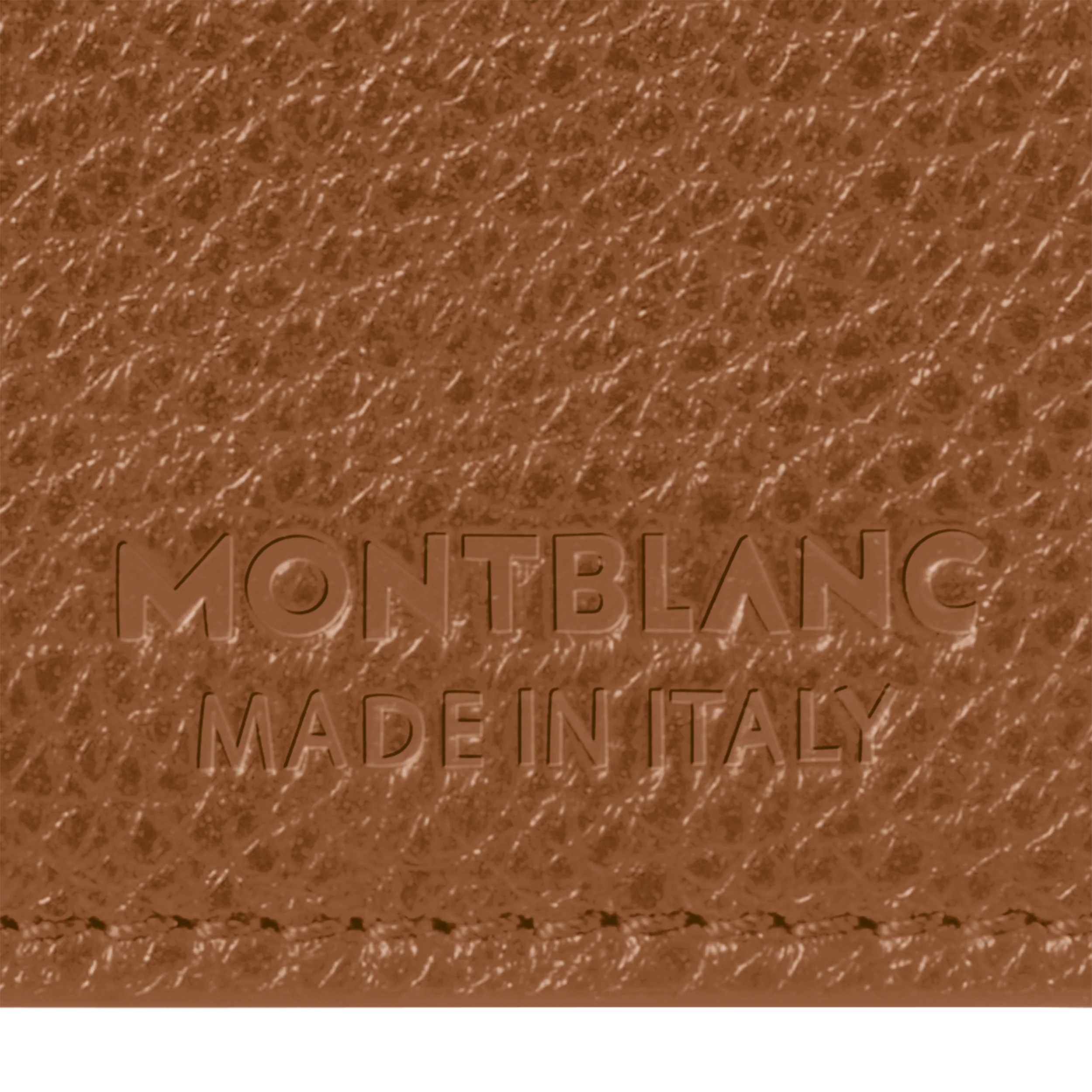 Montblanc Soft Grain Card Holder 4CC Caramel - Image 8