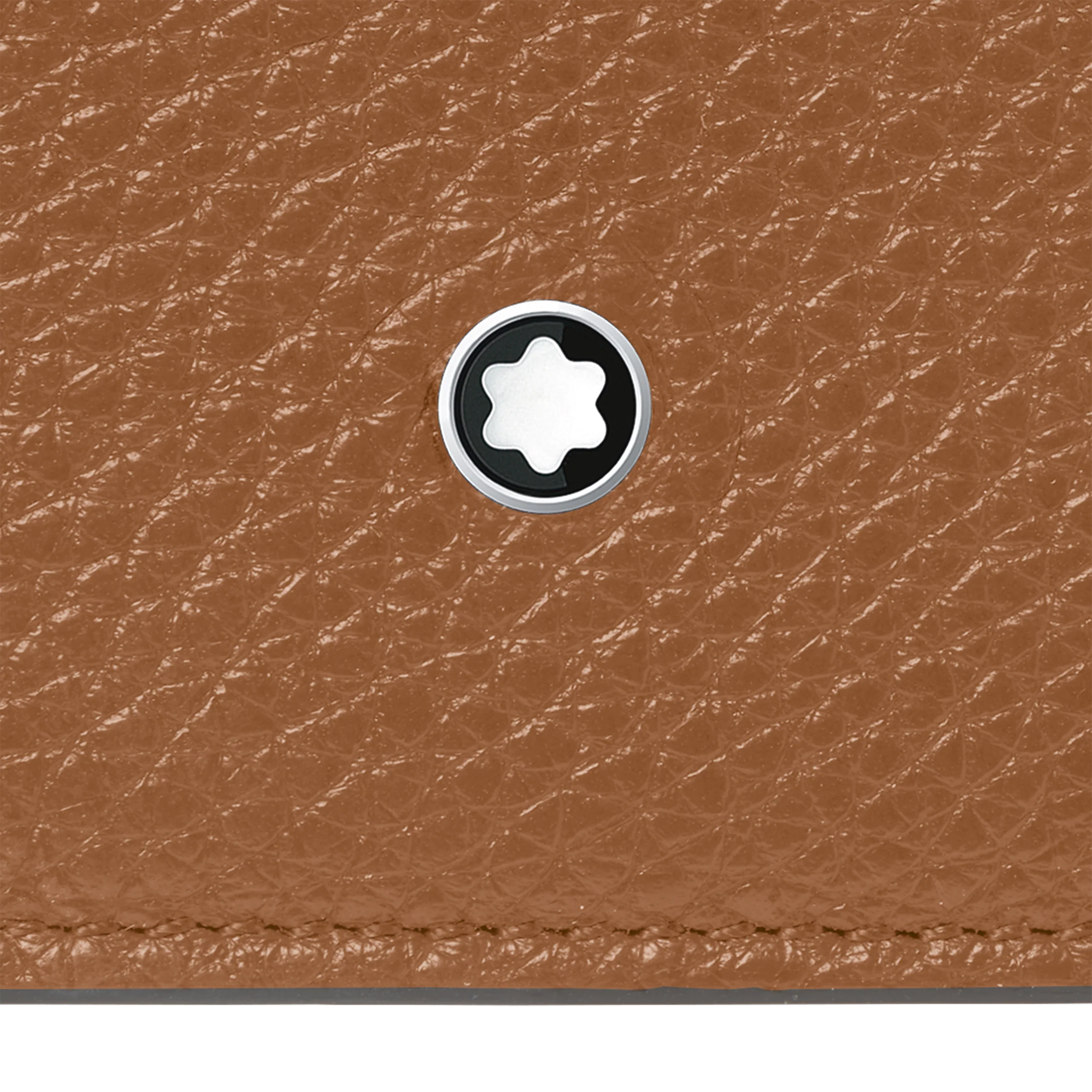 Montblanc Soft Grain Card Holder 6CC Caramel - Image 2